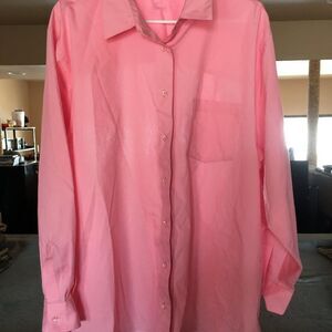 Foxcroft Women's Formal Tailored Shirt - Pink  20W